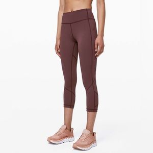 Lululemon Pace Rival Mid-Rise Crop | Coca Cola | Size 4